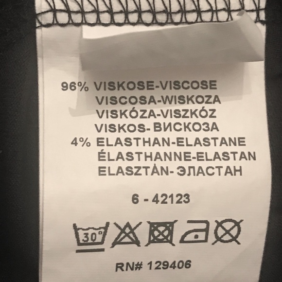 VENUS Long Black Dress with Criss Cross Back - L - Picture 8 of 8